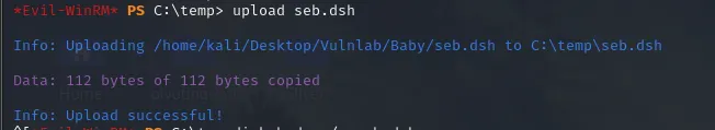 .dsh file upload